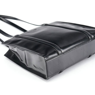 Prada 1995 Black Spazzolato Tote Bag