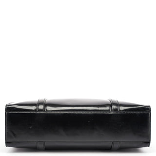 Prada 1995 Black Spazzolato Tote Bag