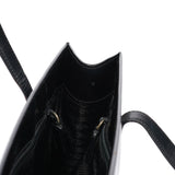 Prada 1995 Black Spazzolato Tote Bag