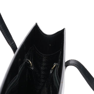 Prada 1995 Black Spazzolato Tote Bag