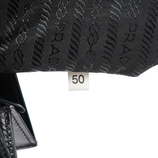 Prada 1995 Black Spazzolato Tote Bag