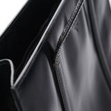 Prada 1995 Black Spazzolato Tote Bag