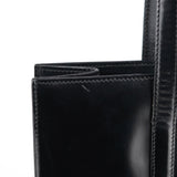 Prada 1995 Black Spazzolato Tote Bag