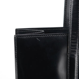 Prada 1995 Black Spazzolato Tote Bag