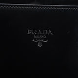 Prada 1995 Black Spazzolato Tote Bag