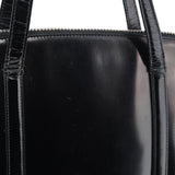 Prada 1995 Black Spazzolato Tote Bag