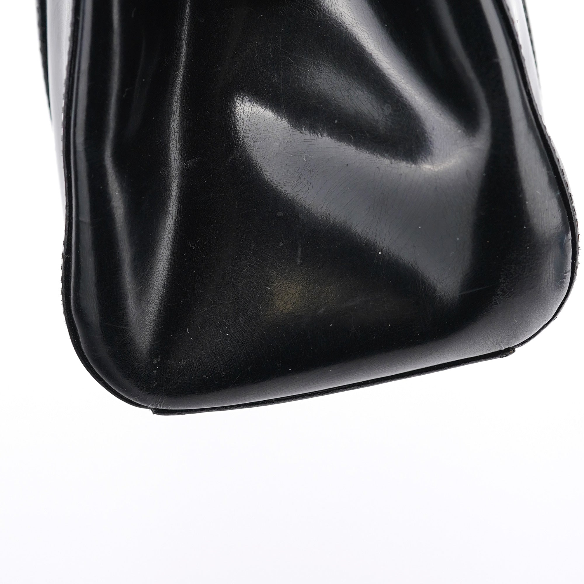 Prada 1995 Black Spazzolato Tote Bag