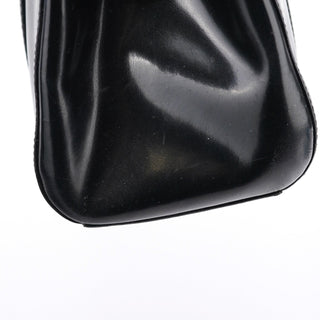 Prada 1995 Black Spazzolato Tote Bag