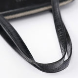 Prada 1995 Black Spazzolato Tote Bag