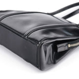 Prada 1995 Black Spazzolato Tote Bag