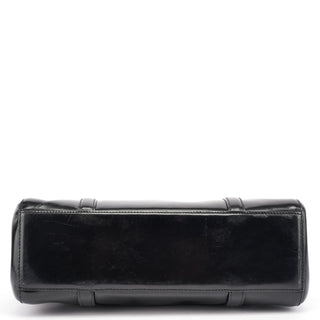 Prada 1995 Black Spazzolato Tote Bag