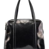 Prada 1995 Black Spazzolato Tote Bag