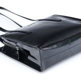 Prada 1995 Black Spazzolato Tote Bag