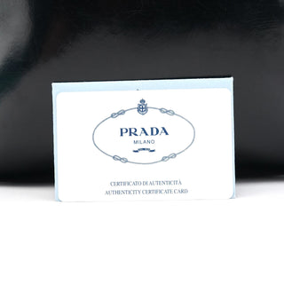 Prada 1995 Black Spazzolato Tote Bag