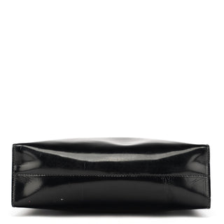 Prada 1995 Black Spazzolato Tote Bag