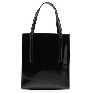 Prada 1995 Black Spazzolato Tote Bag