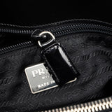 Prada 1995 Black Spazzolato Tote Bag