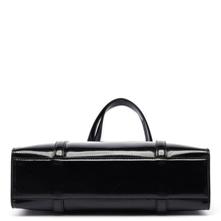 Prada 1995 Black Spazzolato Tote Bag