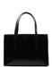 Prada 1995 Black Spazzolato Tote Bag