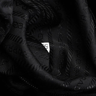 Prada 1995 Black Spazzolato Tote Bag