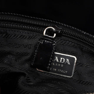 Prada 1995 Black Spazzolato Tote Bag