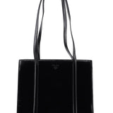 Prada 1995 Black Spazzolato Tote Bag