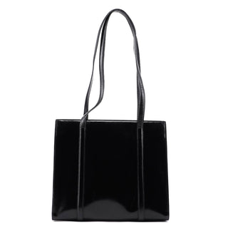 Prada 1995 Black Spazzolato Tote Bag