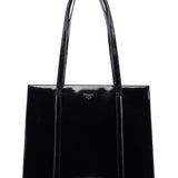Prada 1995 Black Spazzolato Tote Bag