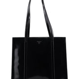 Prada 1995 Black Spazzolato Tote Bag