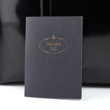 Prada 1995 Black Spazzolato Tote Bag