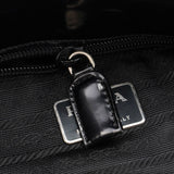 Prada 1995 Black Spazzolato Tote Bag