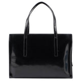 Prada 1995 Black Spazzolato Tote Bag