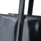 Prada 1995 Black Spazzolato Tote Bag