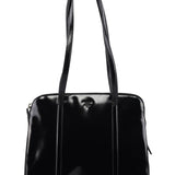 Prada 1995 Black Spazzolato Tote Bag