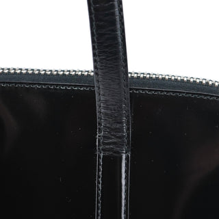 Prada 1995 Black Spazzolato Tote Bag