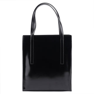 Prada 1995 Black Spazzolato Tote Bag