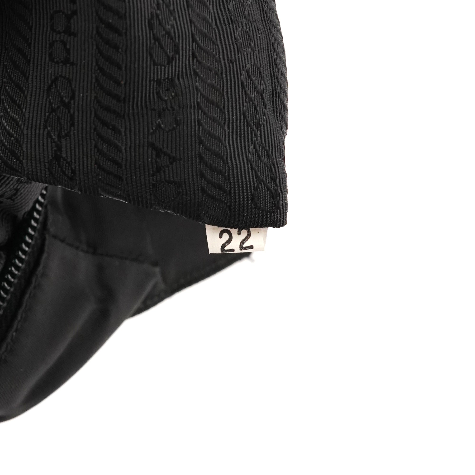 Prada 1995 Tessuto Nappa tote i sort nylon