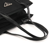 Prada 1995 Tessuto Nappa tote i sort nylon