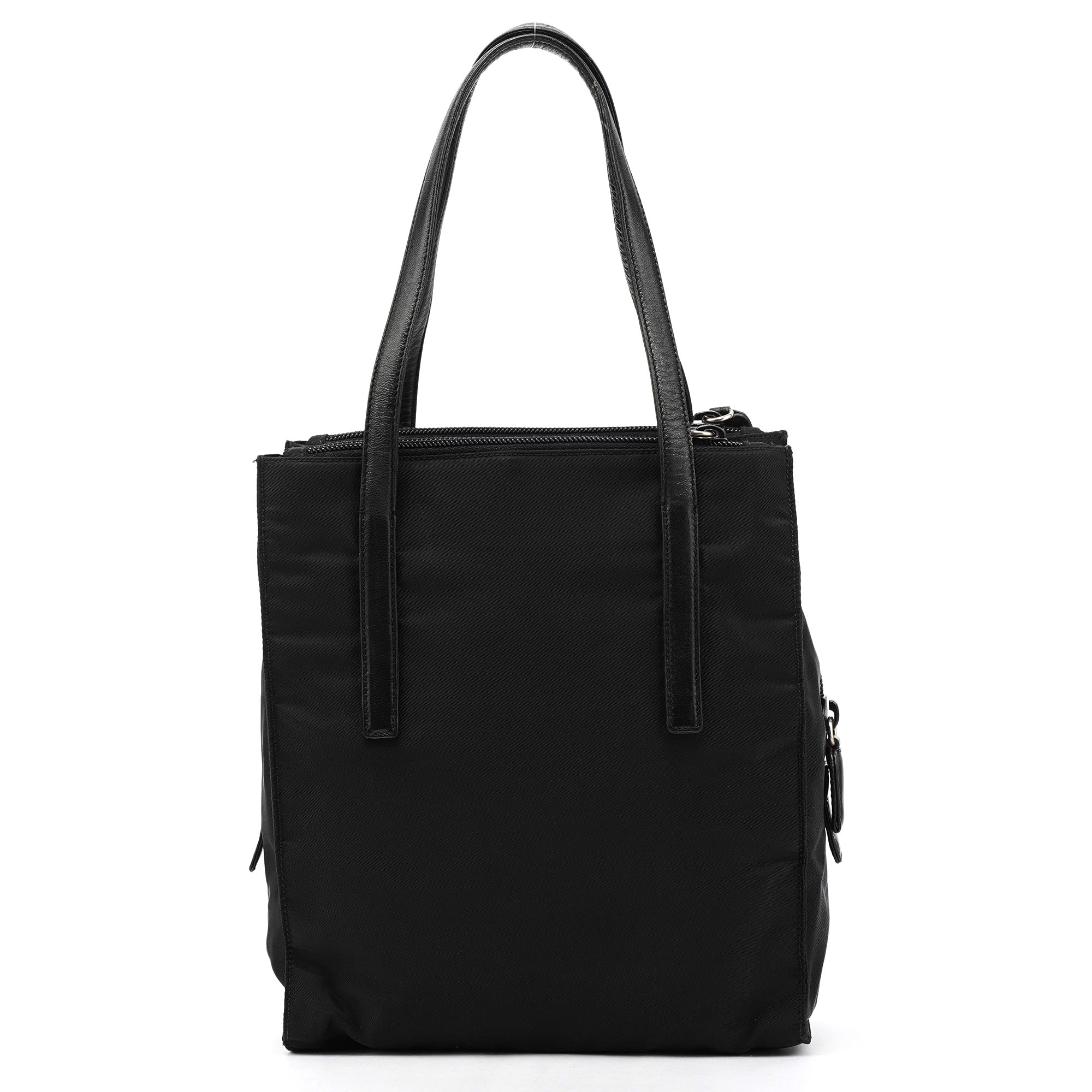 Prada 1995 Tessuto Nappa tote i sort nylon