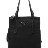 Prada 1995 Tessuto Nappa tote i sort nylon