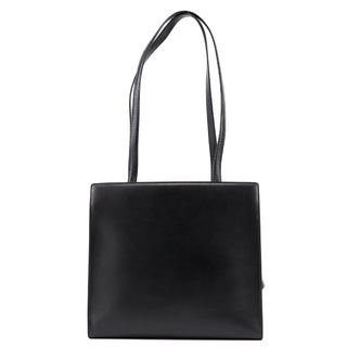 Prada 1995 Black Vitello Calfskin Tote Bag