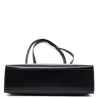 Prada 1995 Black Vitello Calfskin Tote Bag