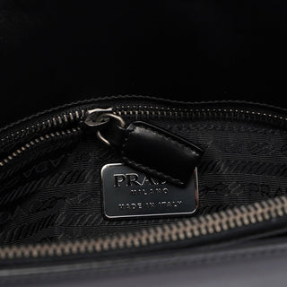 Prada 1995 Black Vitello Calfskin Tote Bag