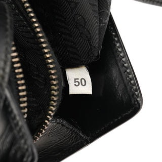 Prada 1995 Black Vitello Sport Tote Bag