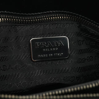 Prada 1995 Black Vitello Sport Tote Bag