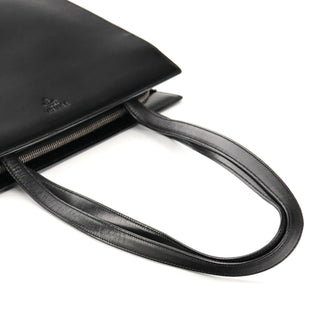Prada 1995 Black Vitello Sport Tote Bag