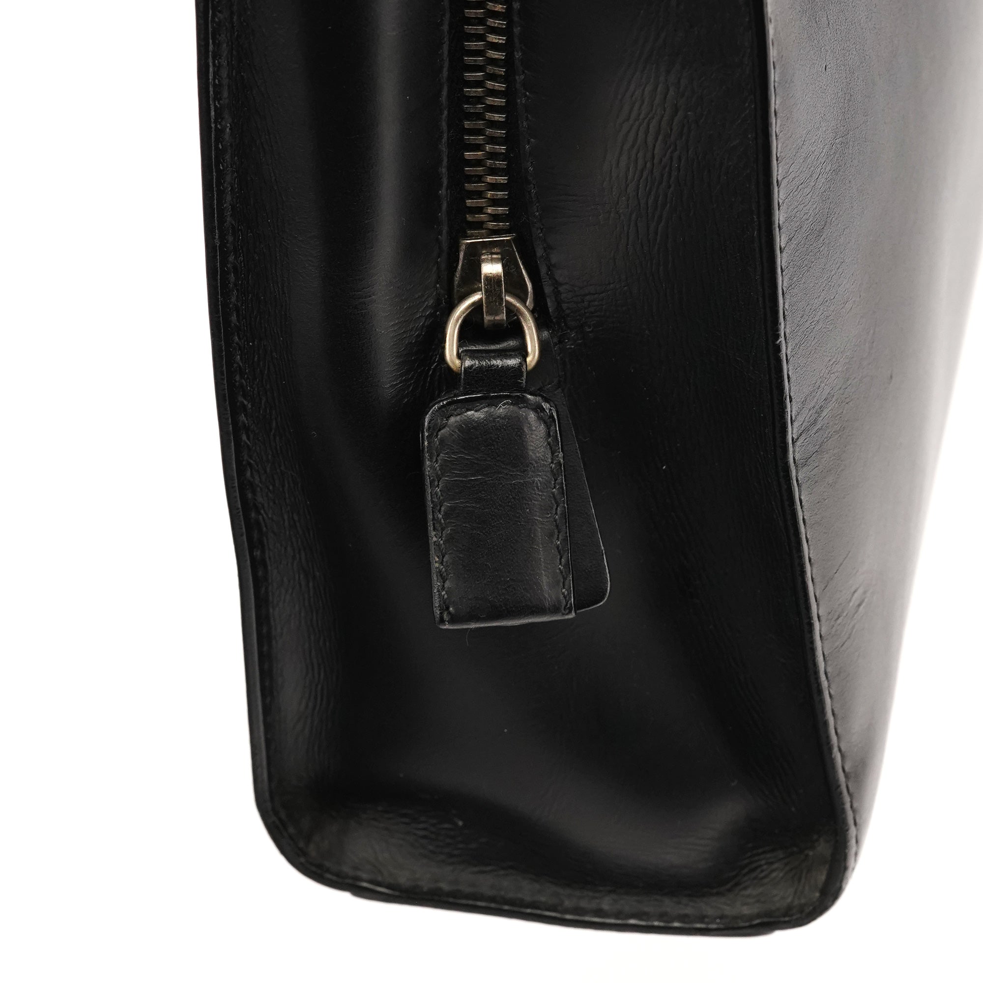 Prada 1995 Black Vitello Sport Tote Bag