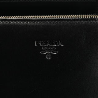 Prada 1995 Black Vitello Sport Tote Bag