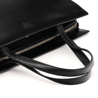 Prada 1995 Black Vitello Sport Tote Bag