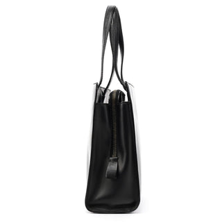 Prada 1995 Black Vitello Sport Tote Bag